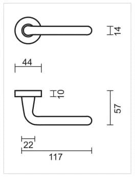 HDD Pro DEURKRUK PRO MAGDA BRONS - Deurbeslag-expert