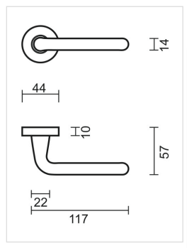 HDD Pro DEURKRUK PRO MAGDA INOX LOOK - Deurbeslag-expert