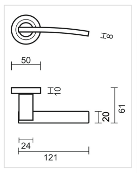 HDD Pro DEURKRUK PRO MIRCA KOPER - Deurbeslag-expert
