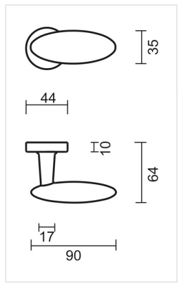 HDD Pro DEURKRUK PRO OLIVE NM INOX LOOK - Deurbeslag-expert