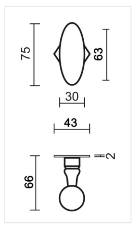 HDD Pro DEURKRUK PRO OLIVE ROEST RUIT - Deurbeslag-expert