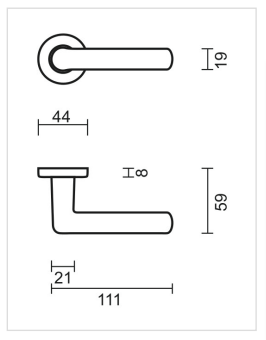 HDD Pro DEURKRUK PRO PANDA ALU L - Deurbeslag-expert