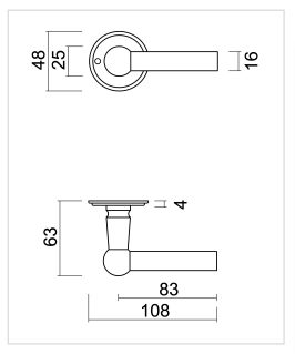 HDD Pro DEURKRUK PRO PETANA L+L CARBON BLACK - Deurbeslag-expert