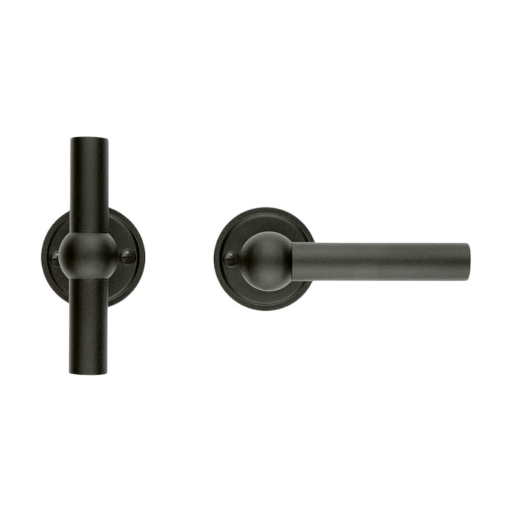 HDD Pro DEURKRUK PRO PETANA T+L ZWART STRUCTUUR UV - Deurbeslag-expert