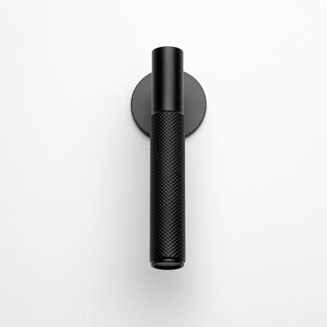 DND | Deurkruk | Luxury VR FI | Zwart | Rond Rozet - Deurbeslag-expert