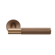 DND | Deurkruk | Blend AG | Pearl Bronze | Rond Rozet - Deurbeslag-expert