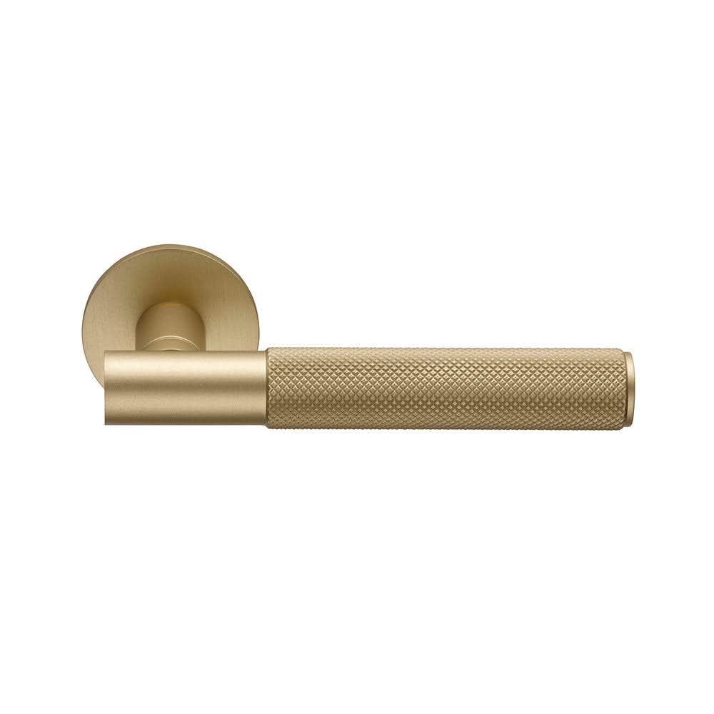 DND | Deurkruk | Blend AG | Pearl Bronze | Rond Rozet - Deurbeslag-expert