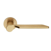 DND | Deurkruk | Levante RR FI | Warm Goud PVD | Rond Rozet - Deurbeslag-expert