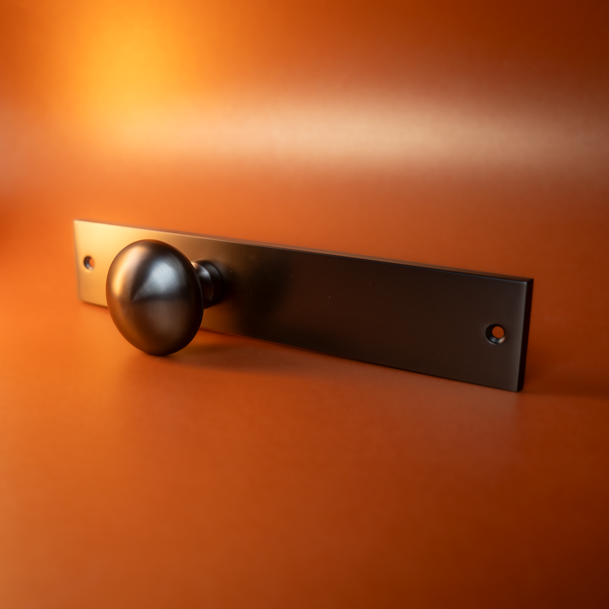 Intersteel | Knop op schild | Rechthoekig | Antraciet Grijs