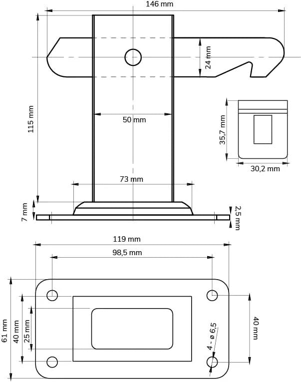 Dulimex - Deurvastzetter HD vloermodel zwart - Deurbeslag-expert