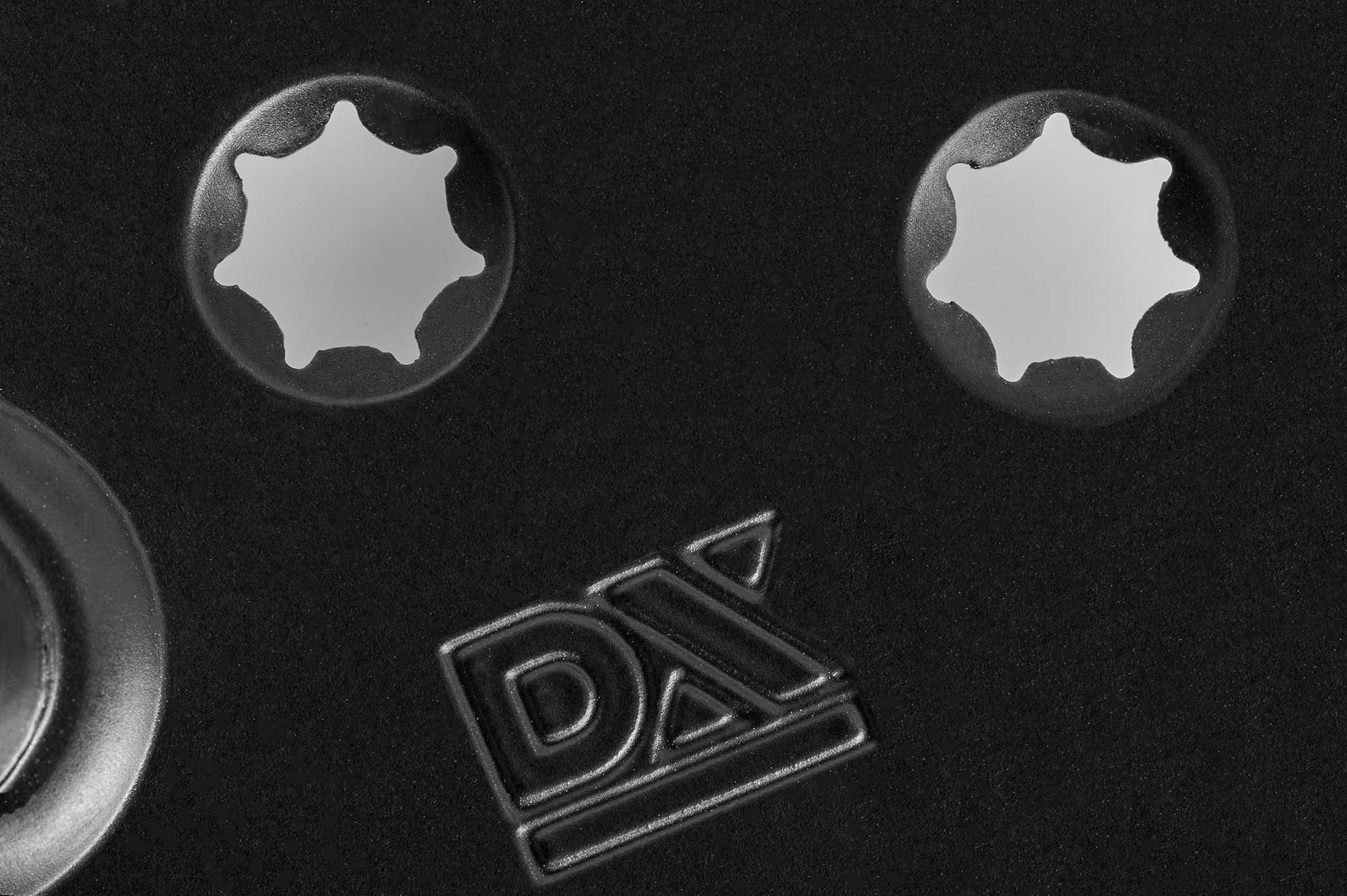 DX Glijlagerscharnier | Ronde hoeken  | 89x150 mm | Mat zwart