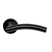 Formani | Deurkruk BASIC LBIV-19 op ronde rozet | Zwart mat