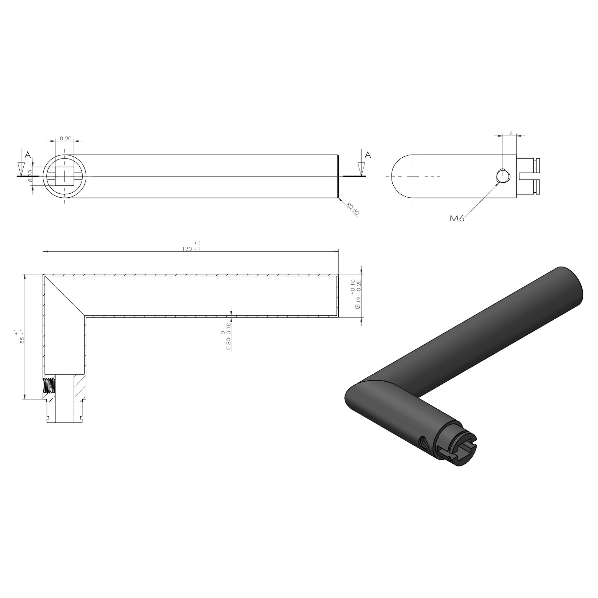 Differnz | Amsterdam deurkruk | ovaal schild | blind | mat chroom - Deurbeslag-expert
