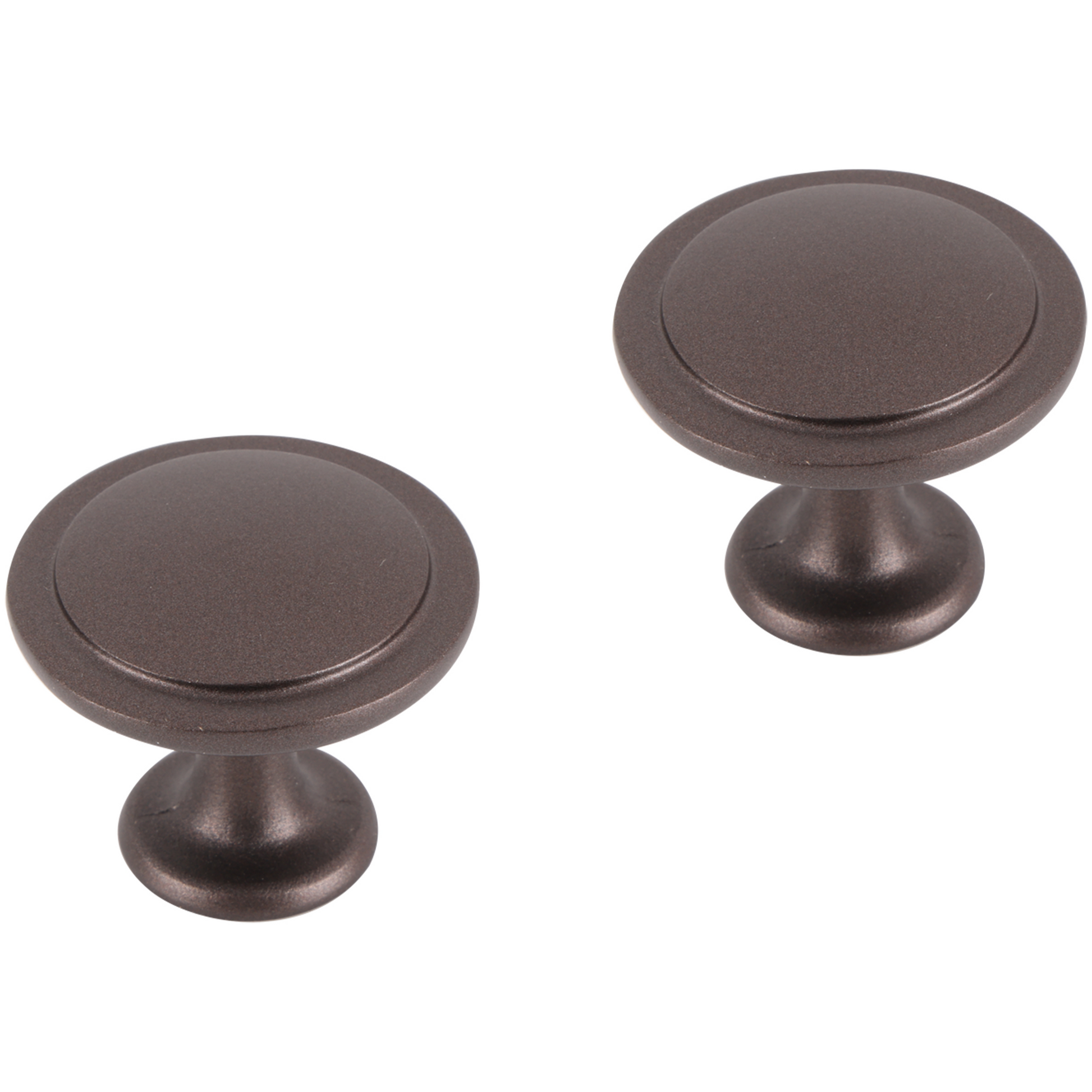 Differnz | Knop Rond - Vlak | 40 mm | Brons