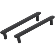 Differnz | Meubelgreep Plat | 128 mm | Mat Zwart