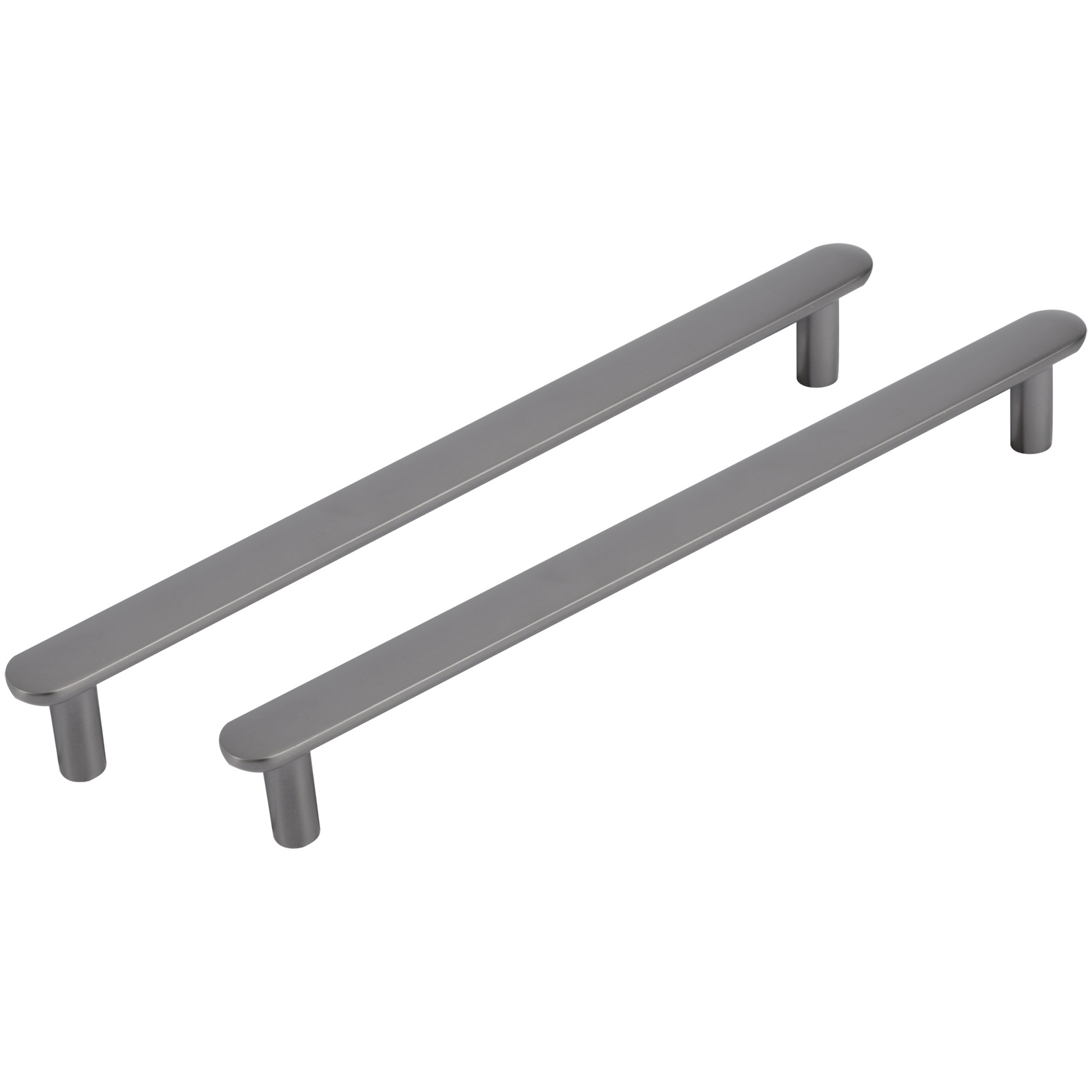 Differnz | Meubelgreep Plat | 160 mm | Gun Metal