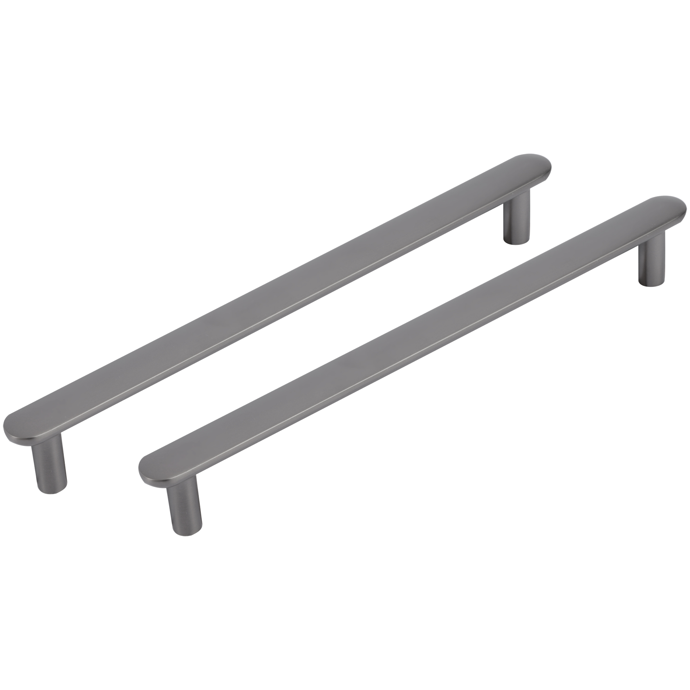 Differnz | Meubelgreep Plat | 160 mm | Gun Metal