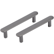 Differnz | Meubelgreep Plat | 96 mm | Gun Metal