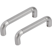 Differnz | Meubelgreep Rond | 96 mm | Mat Chroom