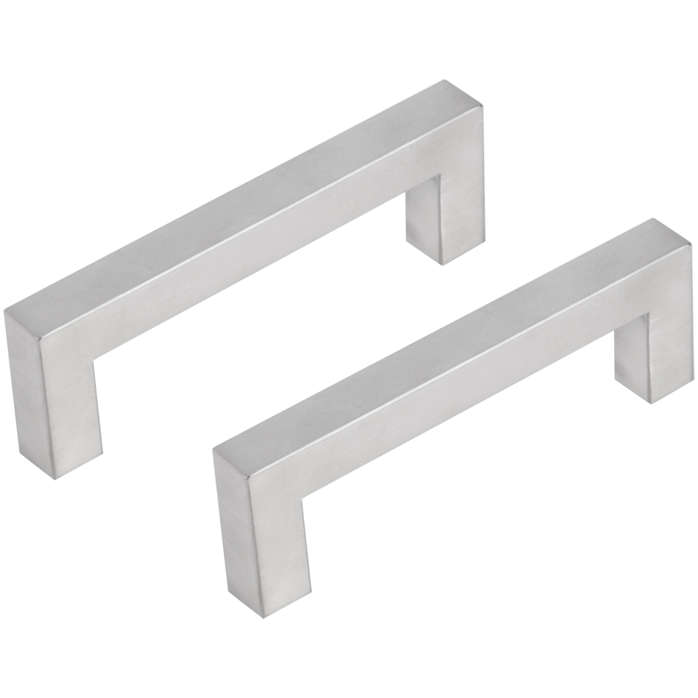 Differnz | Meubelgreep Vierkant | 96 mm | Mat Chroom