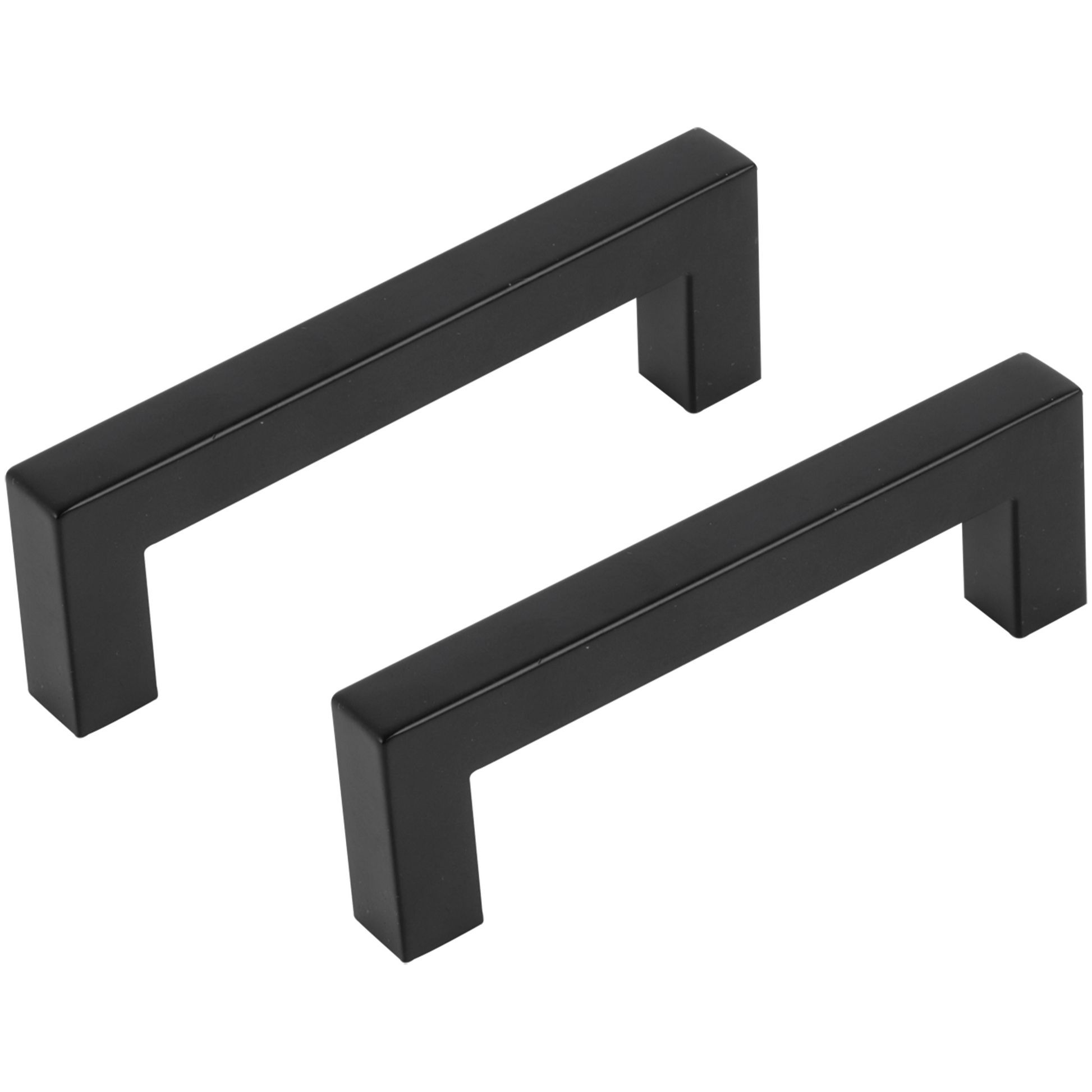 Differnz | Meubelgreep Vierkant | 96 mm | Mat Zwart