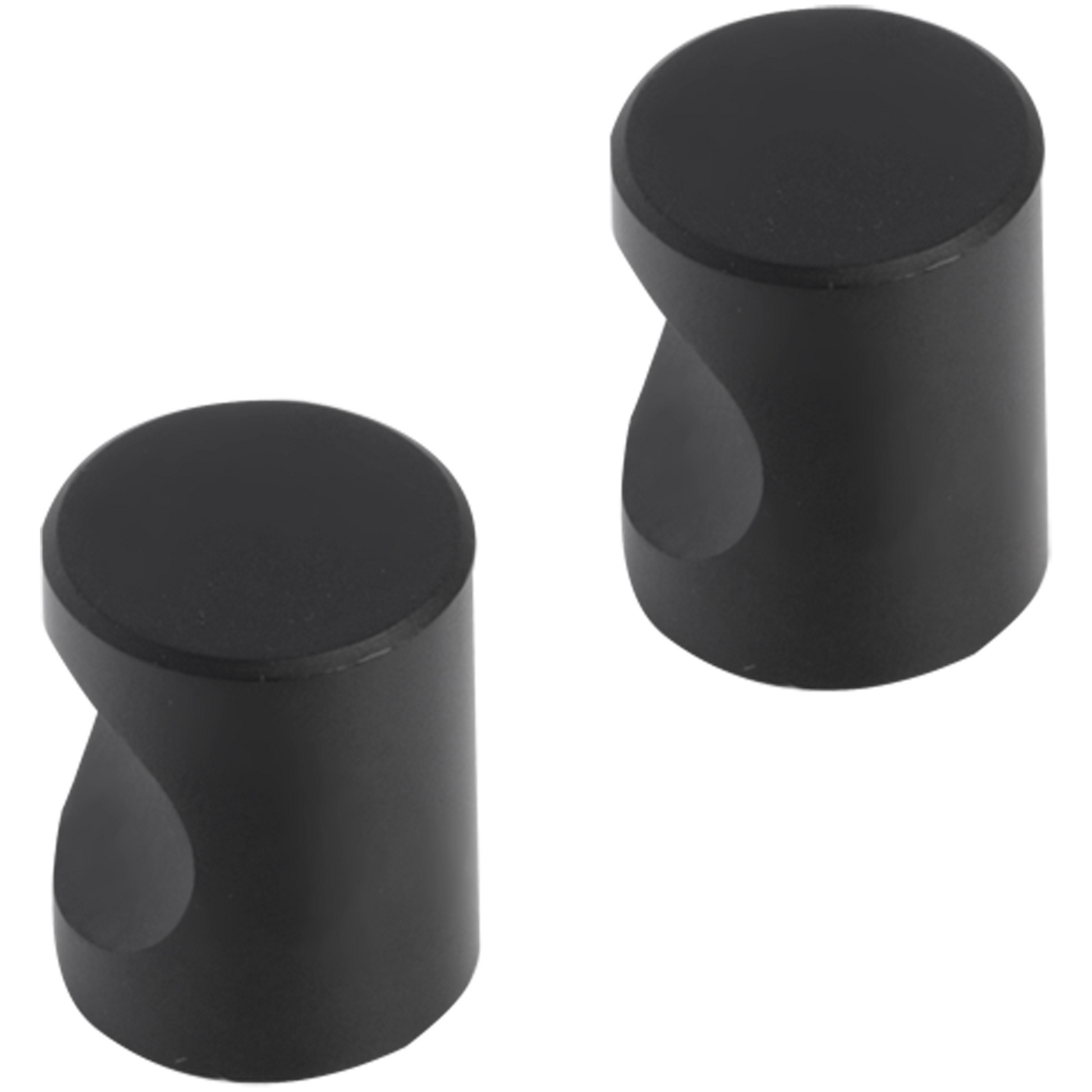 Differnz | Meubelknop Cilinder | 20 mm | Mat Zwart