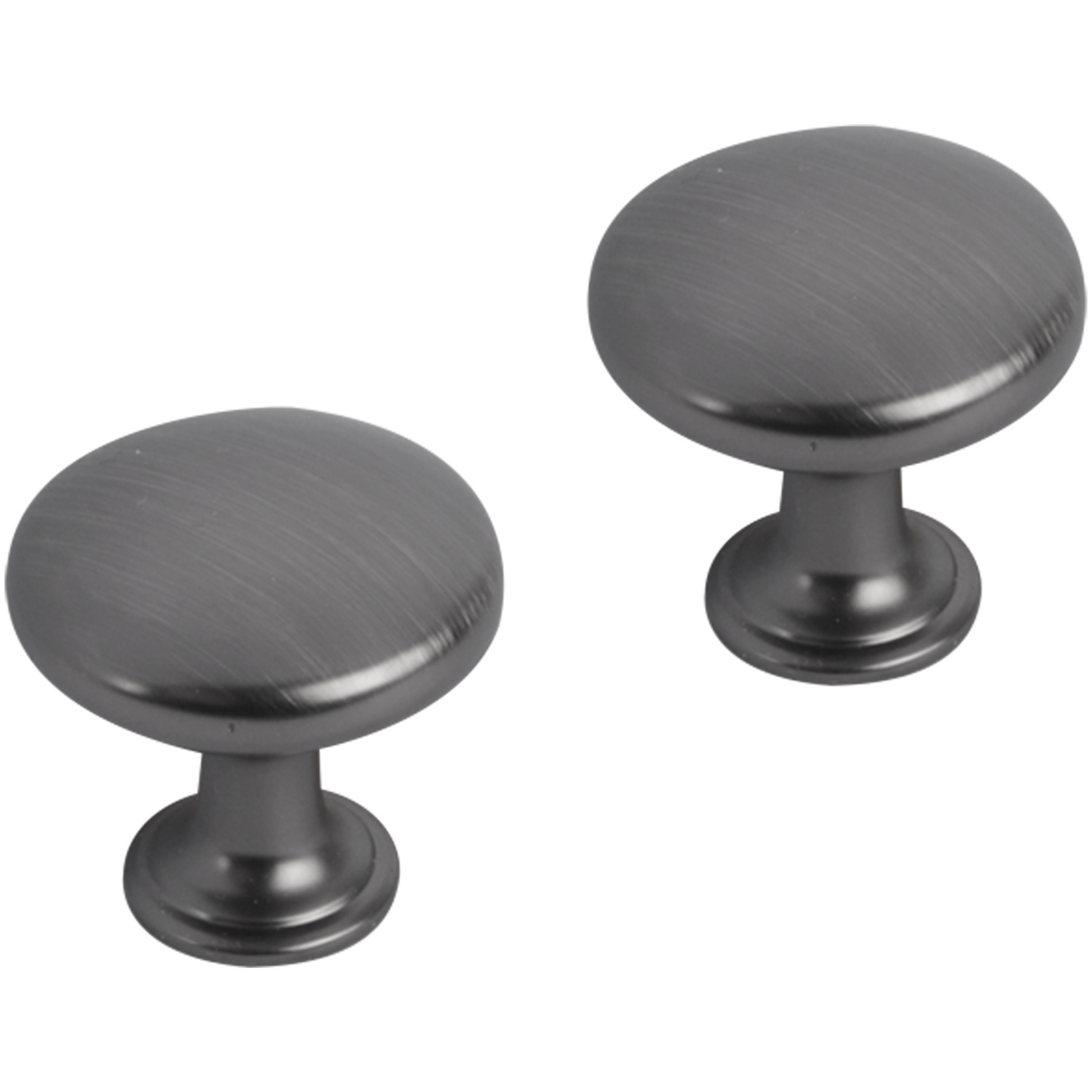 Differnz | Meubelknop Rond - Bol | 30 mm | Gun Metal