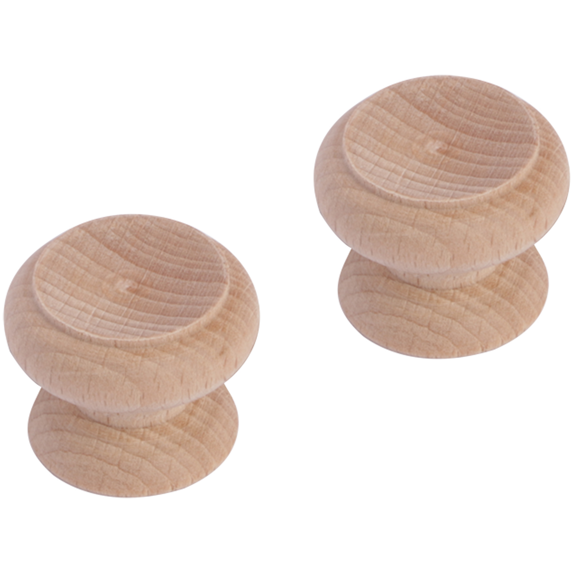 Differnz | Meubelknop Rond - Hol - Hout | 30 mm | Hout