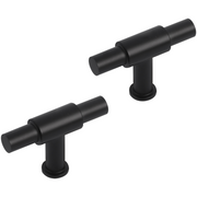 Differnz | Meubelknop T-model | 56 mm | Mat Zwart