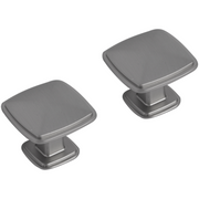 Differnz | Meubelknop Vierkant | 25 mm | Gun Metal