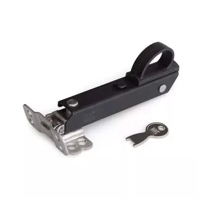 DX - Raamuitzetter wegdraaibaar kort SKG**® RVS zwart - Deurbeslag-expert