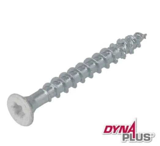 Dynaplus® | BESLAGSCHROEF VZ PK-8MM WITTE KOP TX-20 4.5X40 | (200)