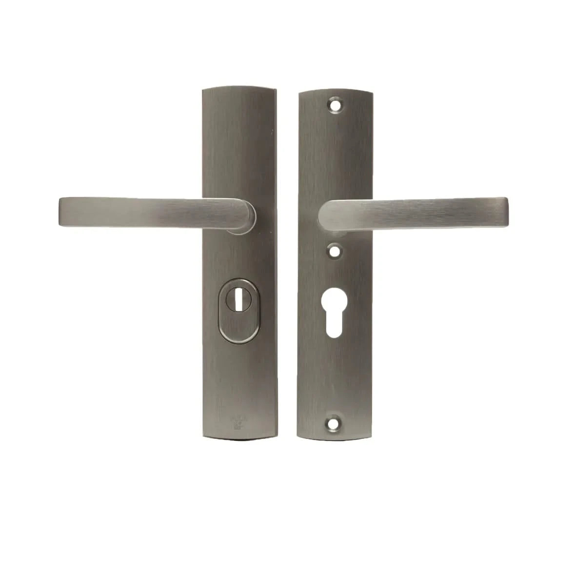 AXA | Veiligheidsbeslag Curve Plus | Kruk Blok | PC55 | Anti-kerntrek Inox | Aluminium F6