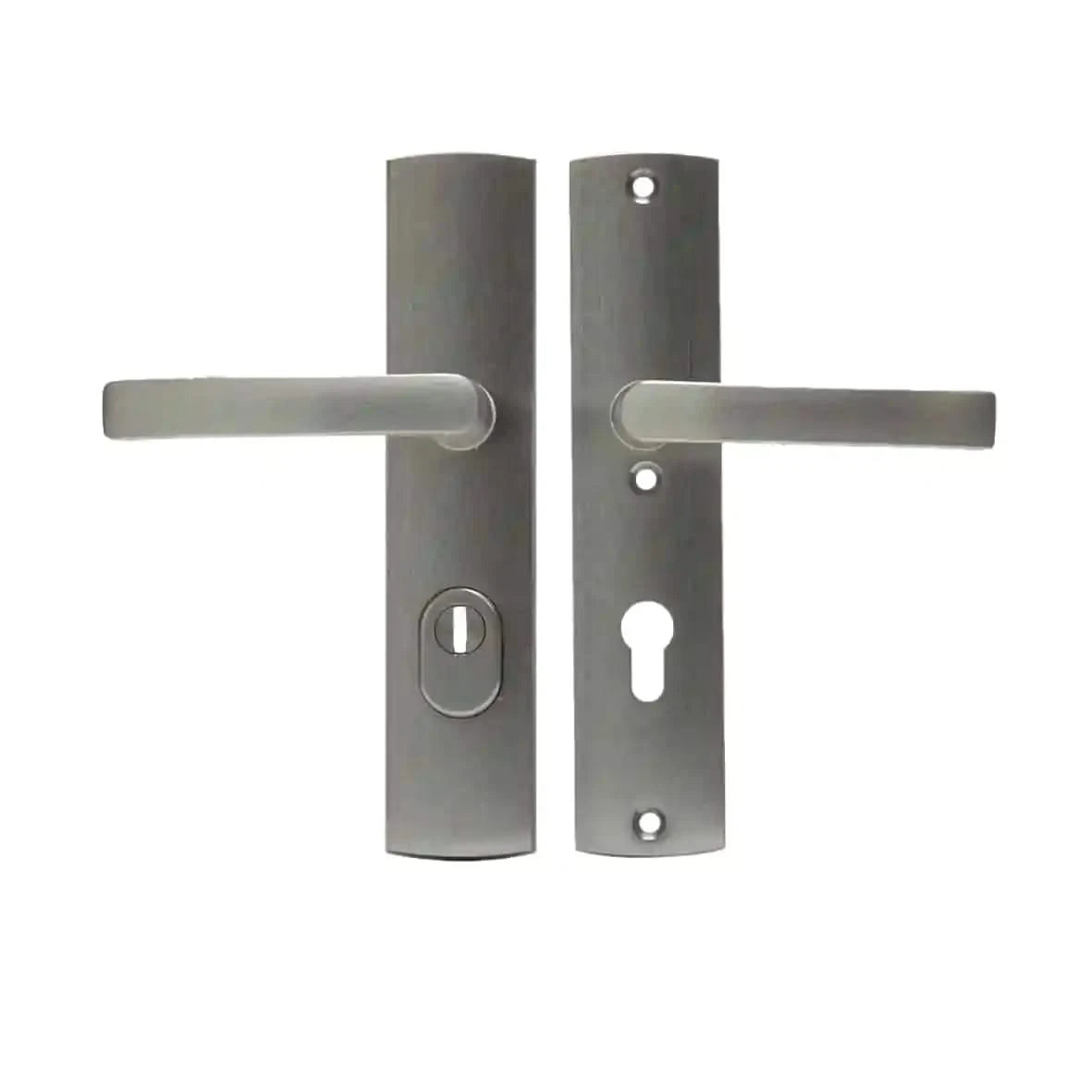 AXA | Veiligheidsbeslag Curve Plus | Kruk Blok | PC72 | Anti-kerntrek Inox