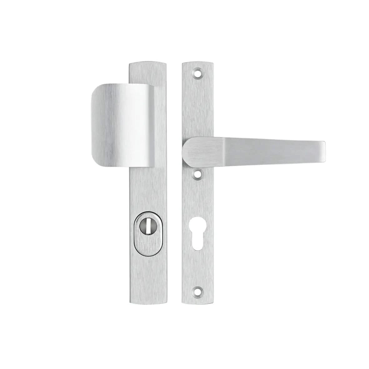 Veiligheidsbeslag Premium smal D-duwer+kruk Arrow PC72 anti-kerntrek/omkeerbaar