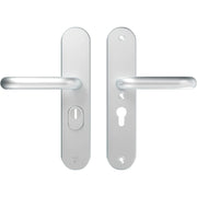 AXA | Veiligheidsbeslag Oval Plus | Kruk U | PC55 | Anti-kerntrek | Aluminium naturel