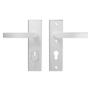 AXA | Veiligheidsbeslag Edge Plus | Kort kruk Blok | PC72 | Anti-kerntrek | Aluminium naturel