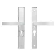 AXA | Veiligheidsbeslag Edge Plus | Smal kruk Blok | PC55 | Anti-kerntrek | Aluminium naturel