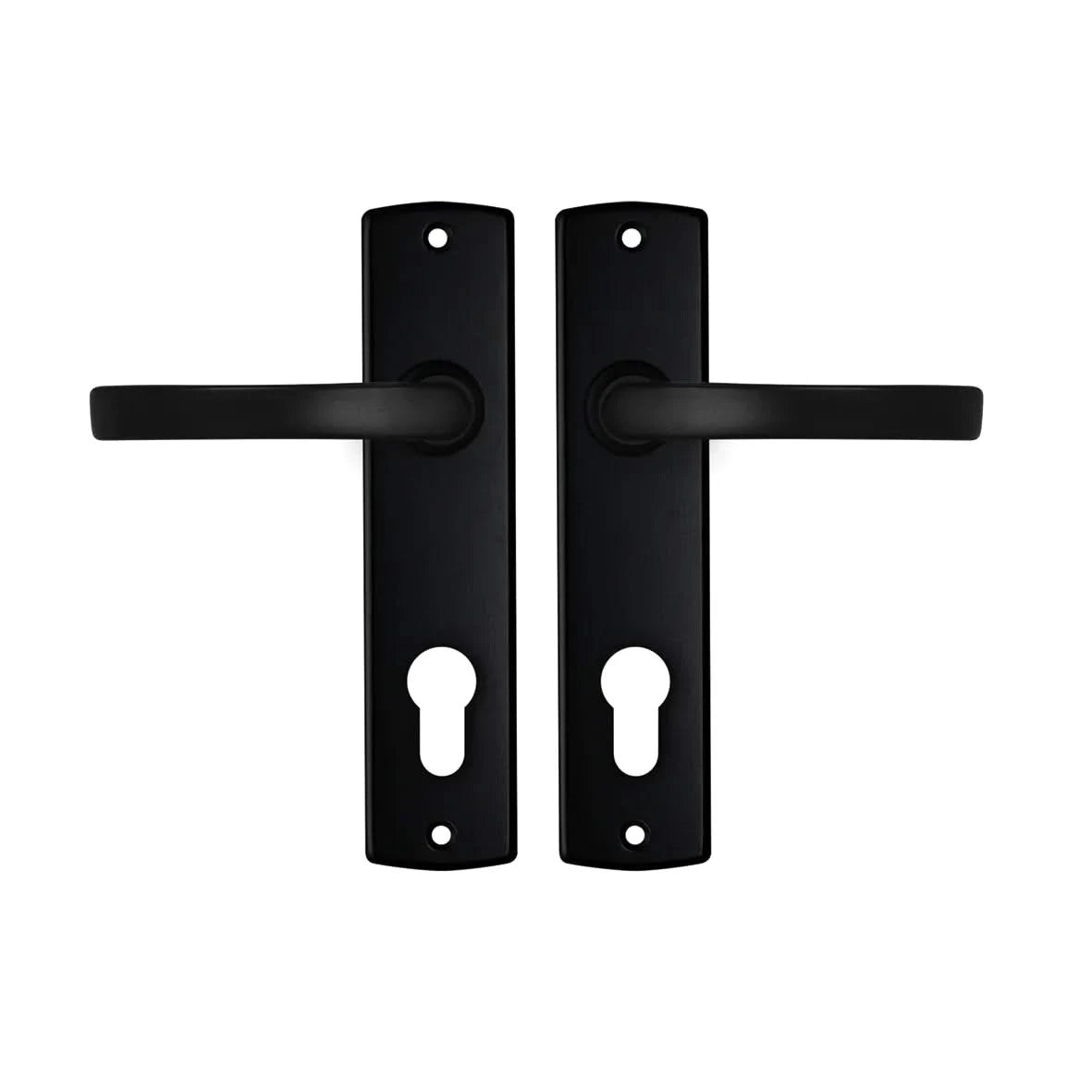 AXA | Binnendeurbeslag | Curve kruk | Blok | PC72 | Zwart