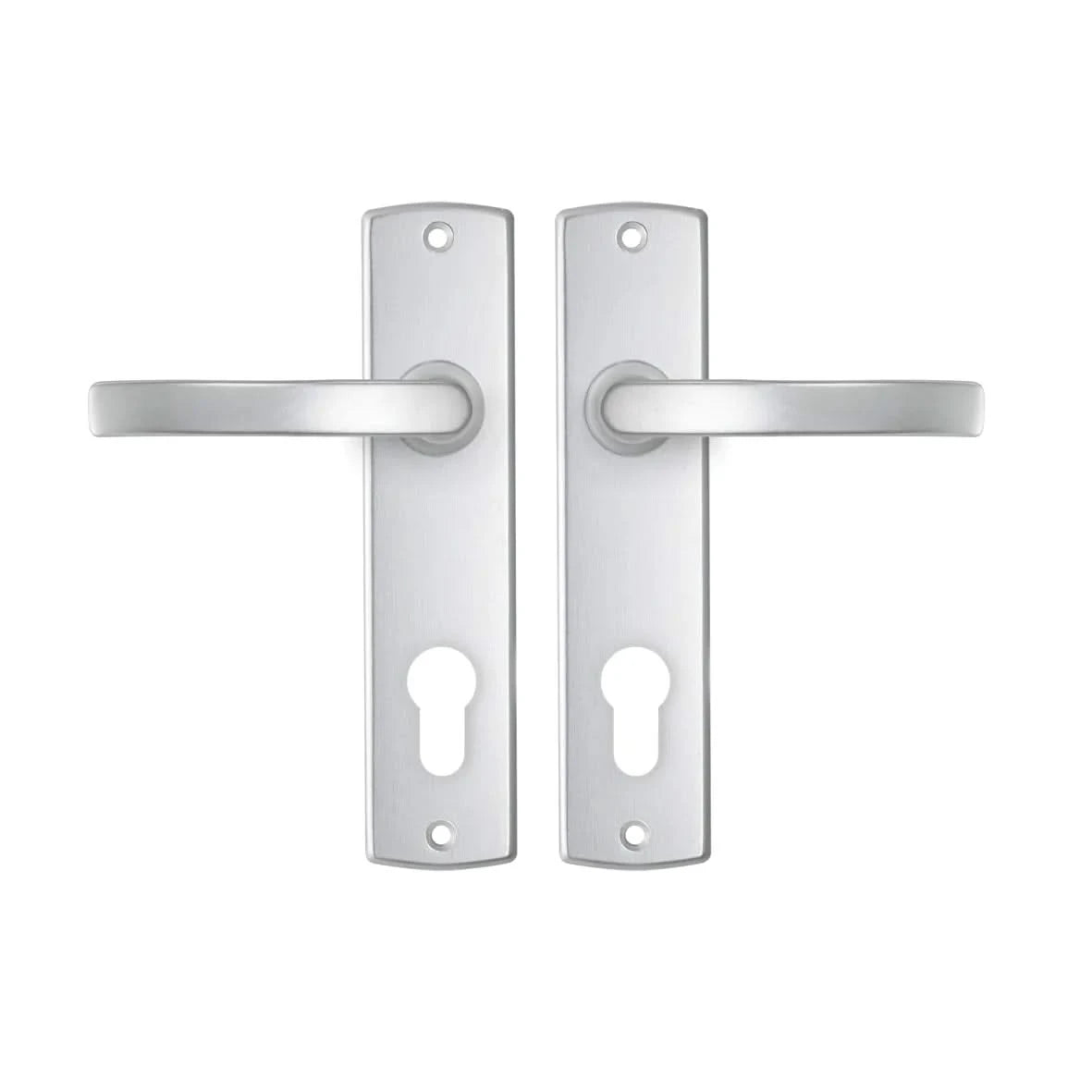 AXA | Binnendeurbeslag | Curve Kruk | Blok | PC72 | Aluminium