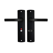 AXA | Binnendeurbeslag | Curve Kruk | Blok | Toilet | 63-8 | Zwart