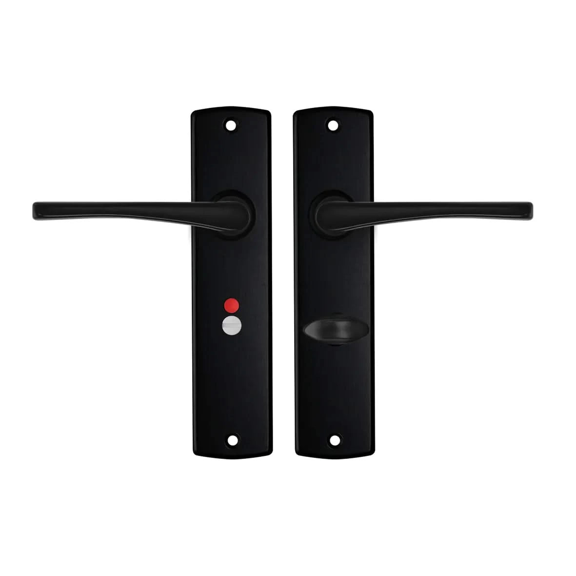 AXA | Binnendeurbeslag | Curve Kruk | Vlinder | Toilet | 63-8 | Zwart