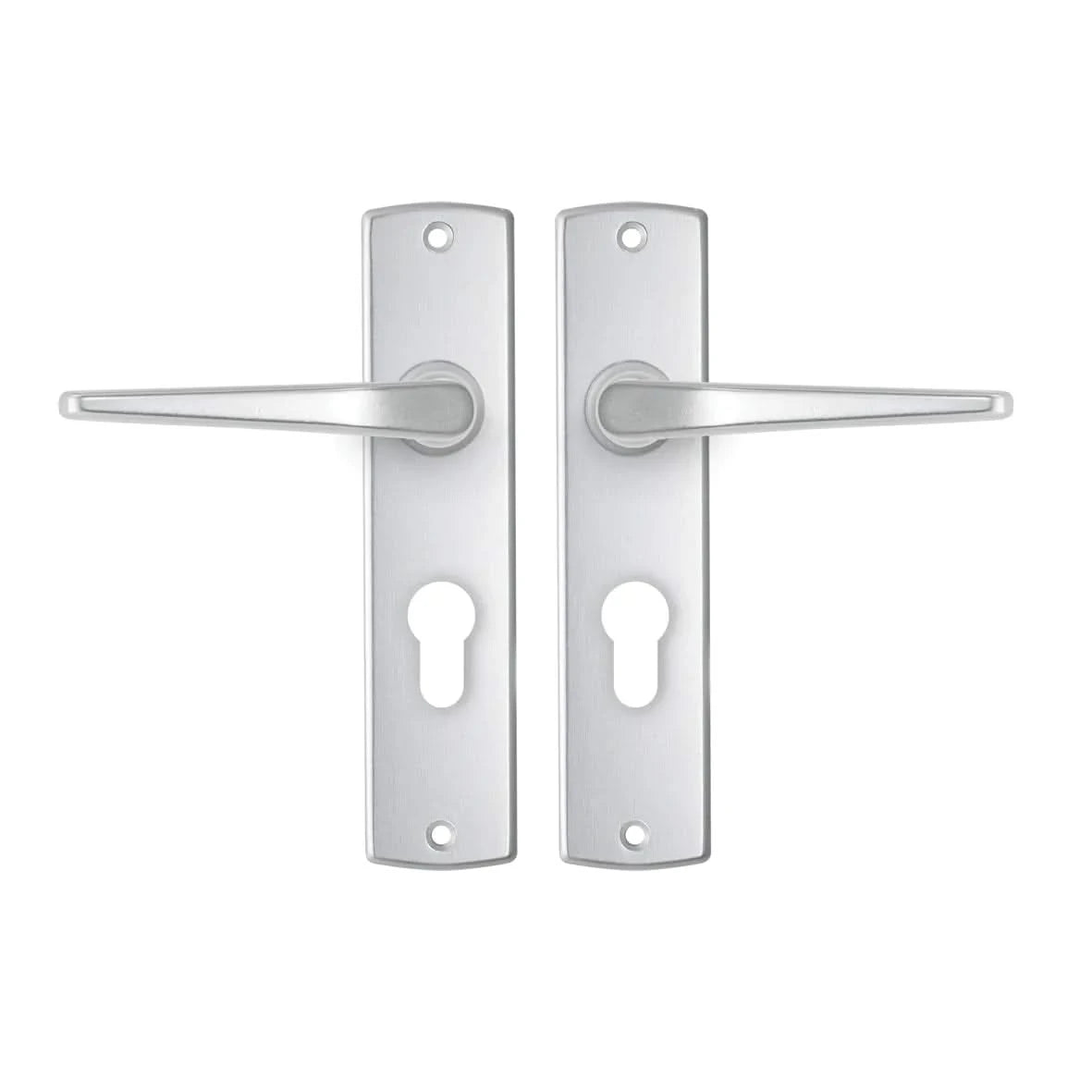 AXA | Binnendeurbeslag | Curve Kruk | Duim | PC55 | Aluminium