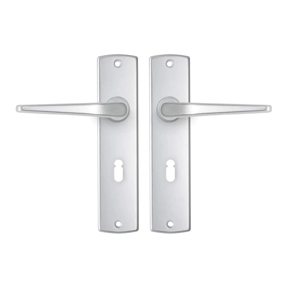 AXA | Binnendeurbeslag | Curve kruk | Duim | SL55 | Aluminium