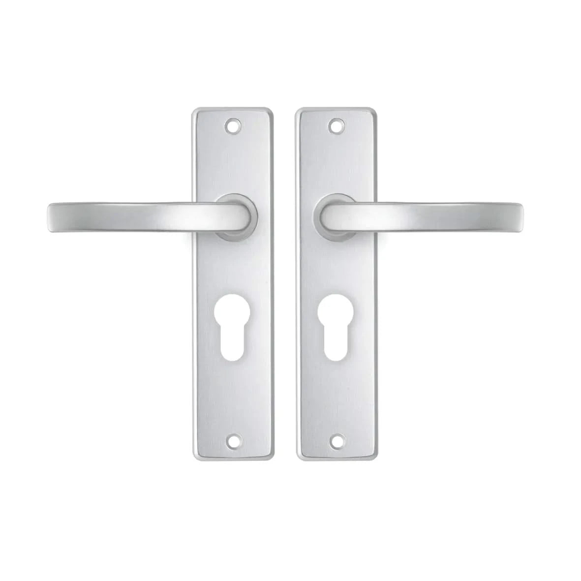 AXA | Binnendeurbeslag | Edge Kruk | Blok | PC55 | Aluminium