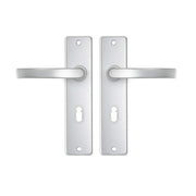 AXA | Binnendeurbeslag | Edge Kruk | Blok | SL55 | Aluminium