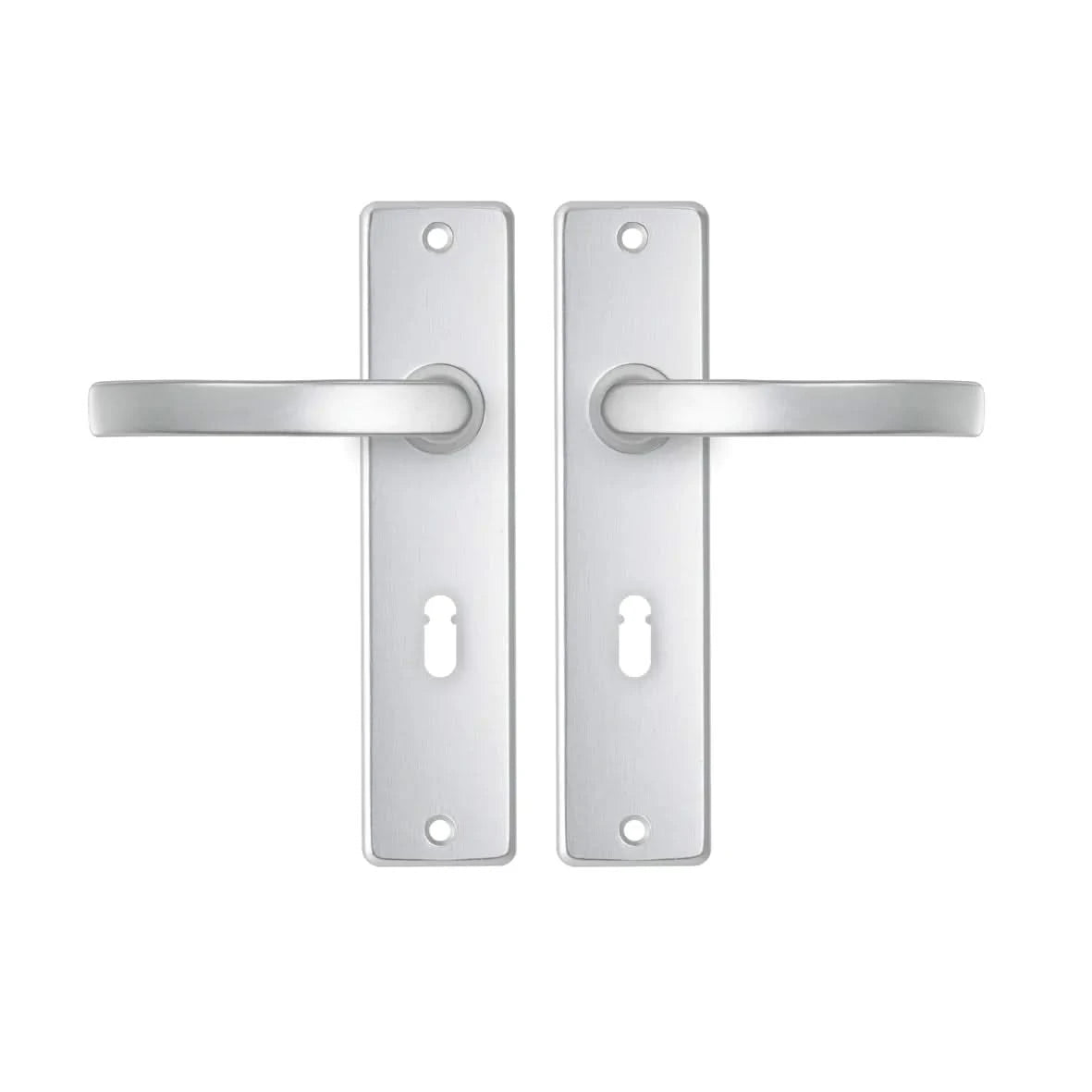 AXA | Binnendeurbeslag | Edge Kruk | Blok | SL55 | Aluminium