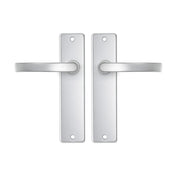 AXA | Binnendeurbeslag | Edge Kruk | Blok | Aluminium