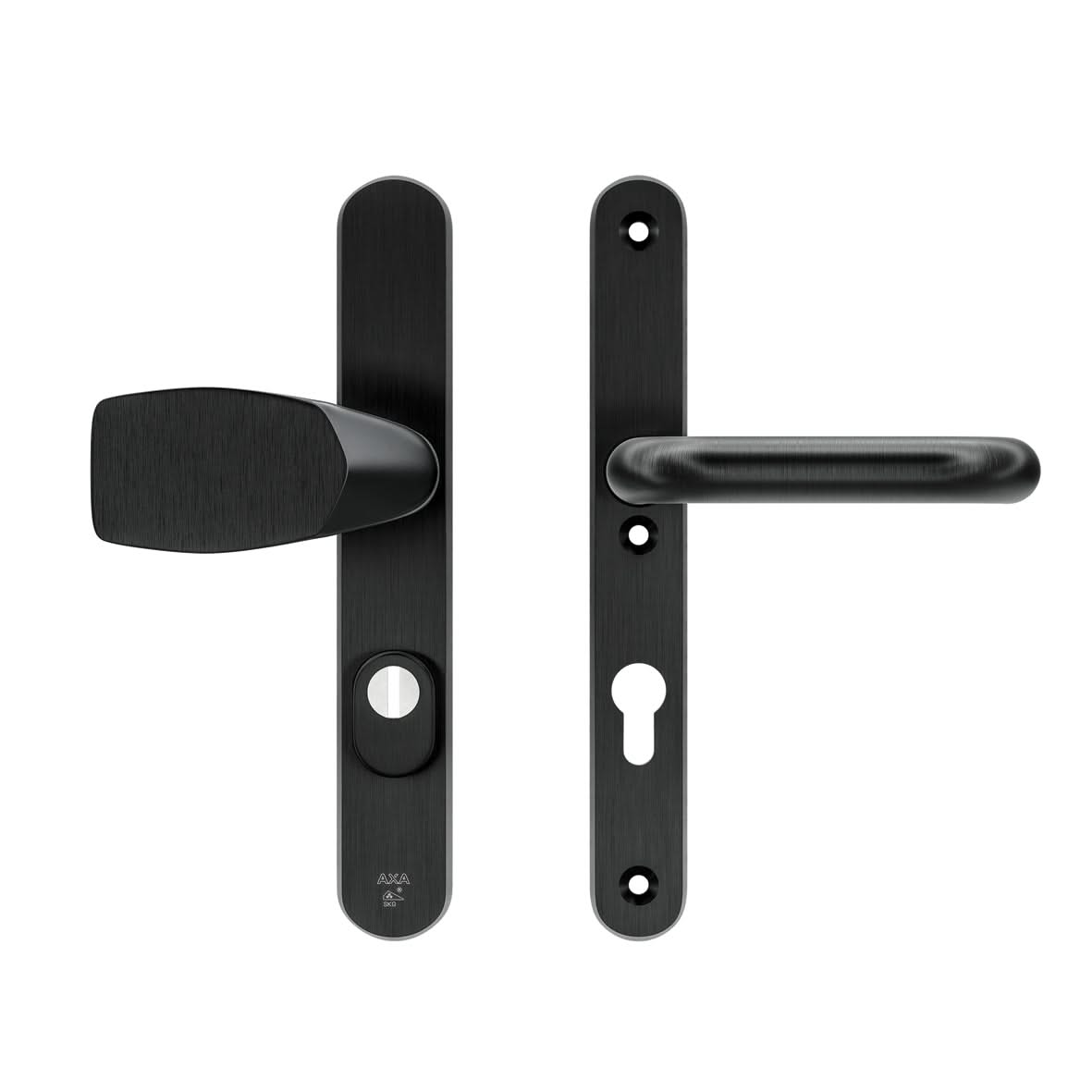 Veiligheidsbeslag Oval Plus smal Wing-knop