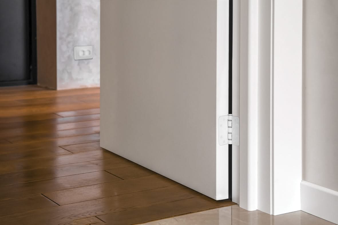 AXA Scharnier Smart Easyfix met ronde hoek 89x89x3 Wit - Deurbeslag-expert